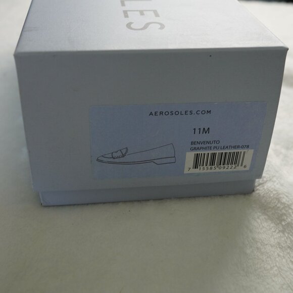 Aerosoles Benvenuto Graphite Loafers Size 11M New in Box - Picture 4 of 9